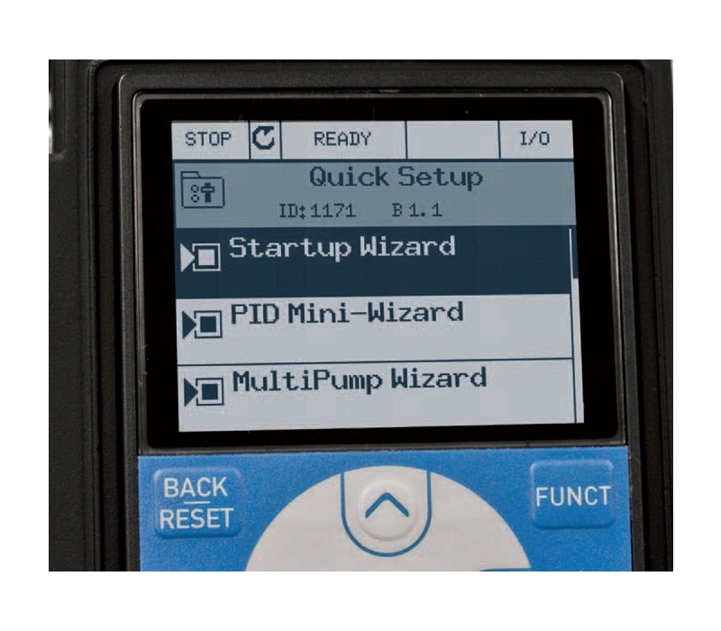 Variador de velocidade Vacon 100 - display Variador de velocidade Vacon 100 - display